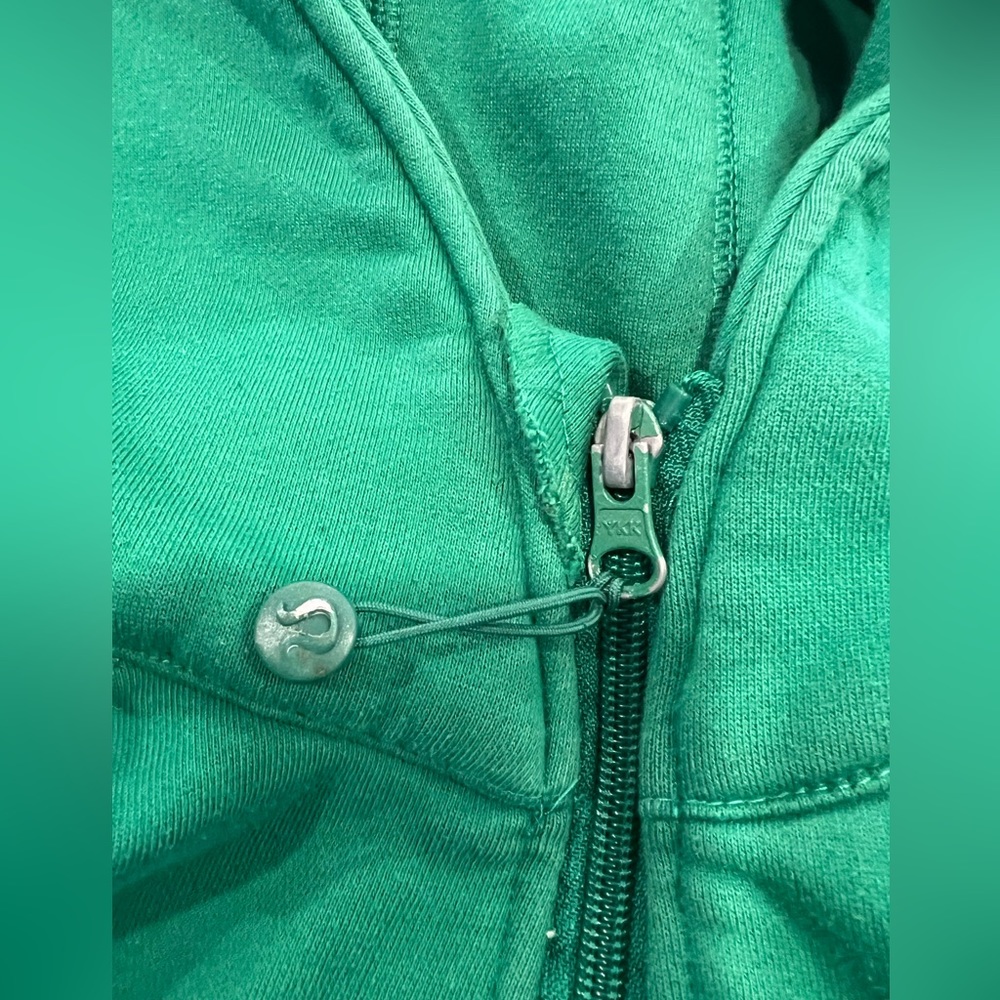Sold🚫Scuba Hoodie Full Zip - Green - Picture 8 of 8